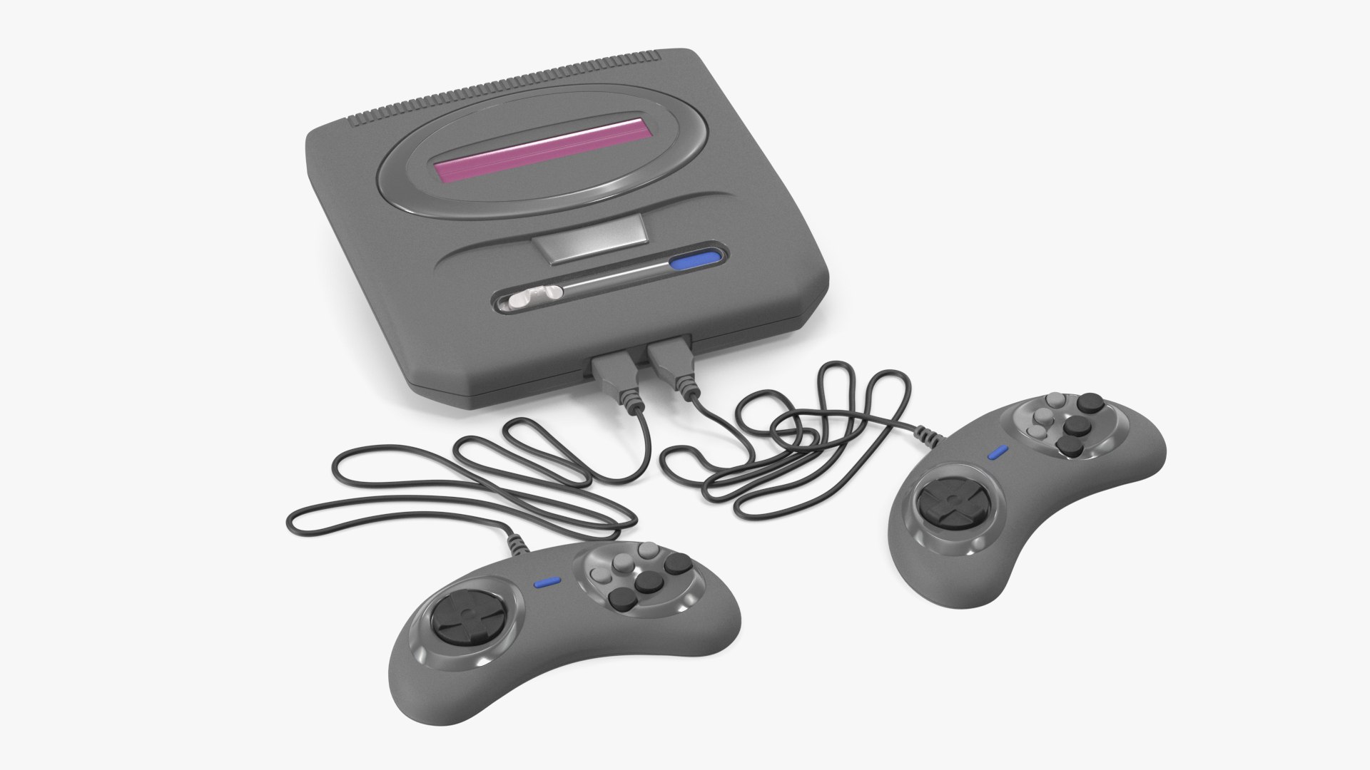 Game Console for TV Grey model TurboSquid 2139737