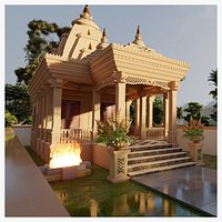 Hindu Temple 3D