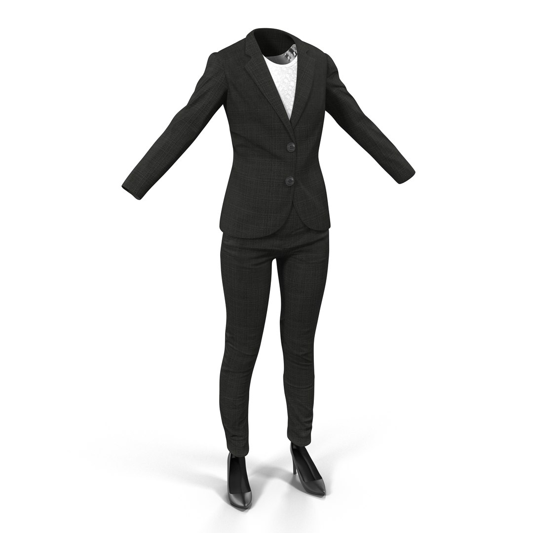 Women Suit 3 3D Model 3D model preview