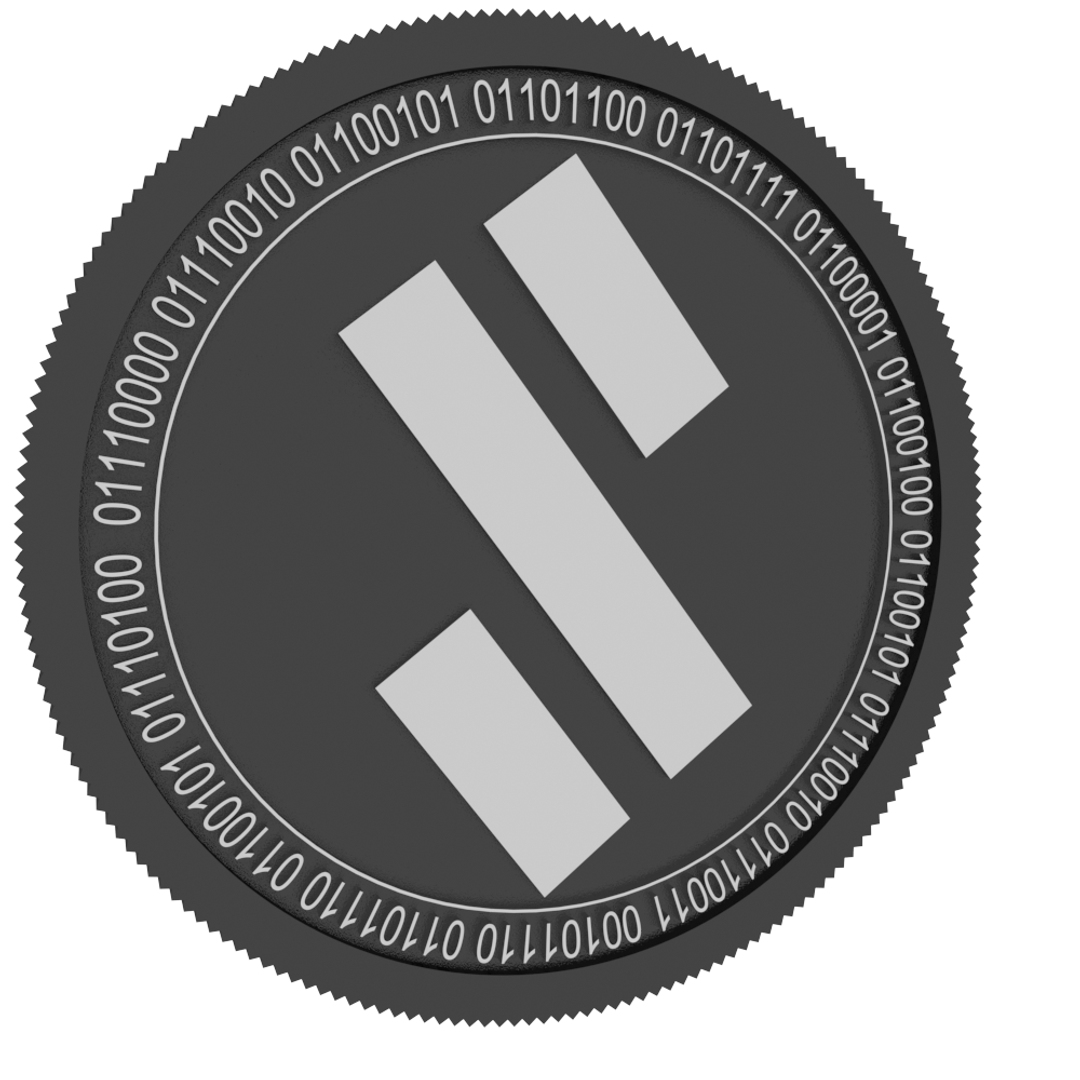 3D Signals Network Black Coin Model - TurboSquid 1626768