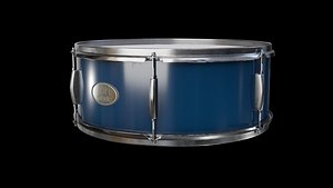 Snare Drum Low-poly
