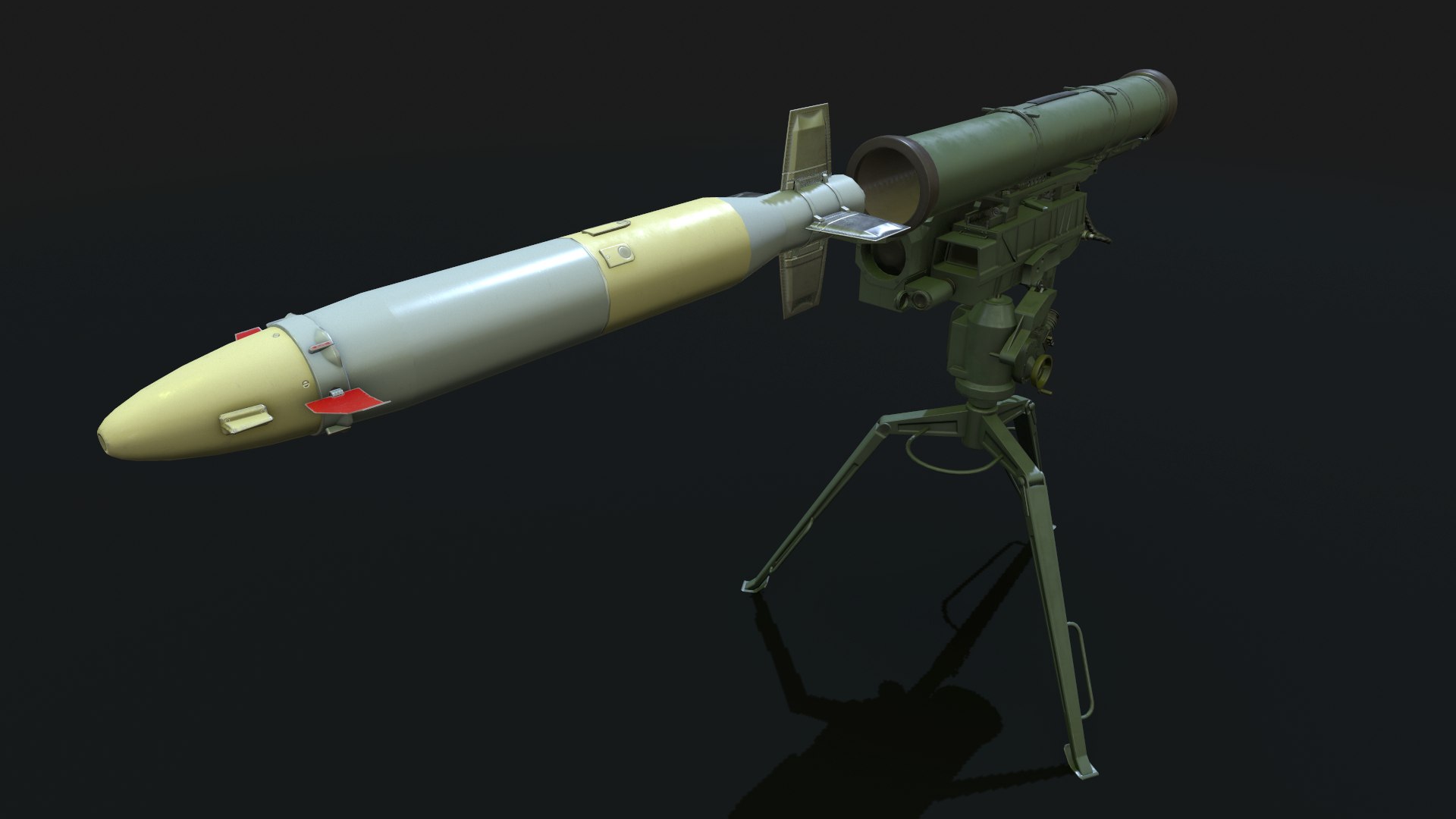 9M133 Kornet launcher model https://p.turbosquid.com/ts-thumb/QC/uGFo9i/bu/screenshot011/png/1764339686/1920x1080/fit_q87/f033d84ce7e2ea911c99e01bf04f722b9a8607f5/screenshot011.jpg