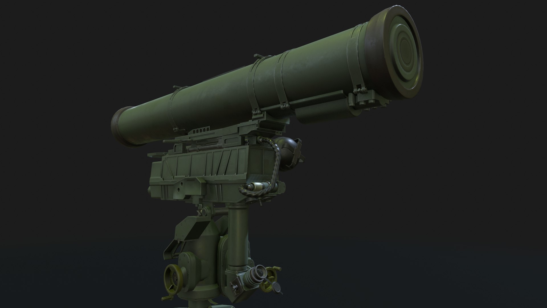 9M133 Kornet launcher model https://p.turbosquid.com/ts-thumb/QC/uGFo9i/dw/screenshot003/png/1764339678/1920x1080/fit_q87/4c307975a7727efd5b2f2aa3844c217292ec0020/screenshot003.jpg