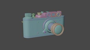 3D Camera FED 3D model