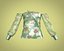Girls wire bardot lace body in floral print