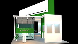 3 side open stand 3D model