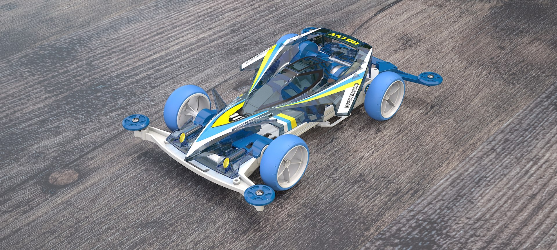 Max Tamiya Astro Boomerang Chassis