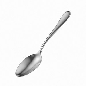 common cutlery serving spoon 3D model