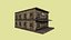 Western Hotel - Wild West - Building Backdrop Full Perm