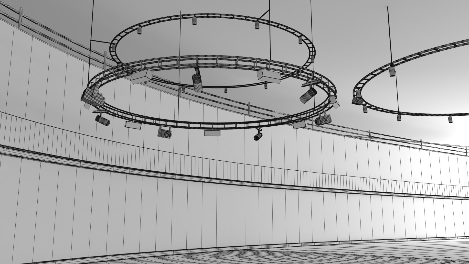 TV News Studio 3D Model - TurboSquid 2217210