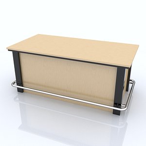 3d model room table