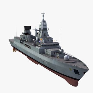 f124 sachsen class frigate 3ds