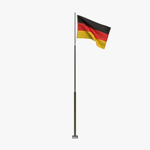 3D Animated  Germany Flag