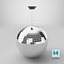 Low-Poly PBR Disco Ball with Motor  Chain Assembly