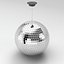 Low-Poly PBR Disco Ball with Motor  Chain Assembly