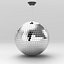 Low-Poly PBR Disco Ball with Motor  Chain Assembly