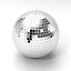 Low-Poly PBR Disco Ball with Motor  Chain Assembly
