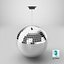 Low-Poly PBR Disco Ball with Motor  Chain Assembly