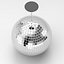 Low-Poly PBR Disco Ball with Motor  Chain Assembly