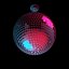 Low-Poly PBR Disco Ball with Motor  Chain Assembly
