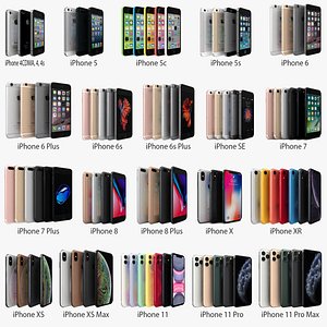 Apple iPhone Collection 2011 to 2019 v1