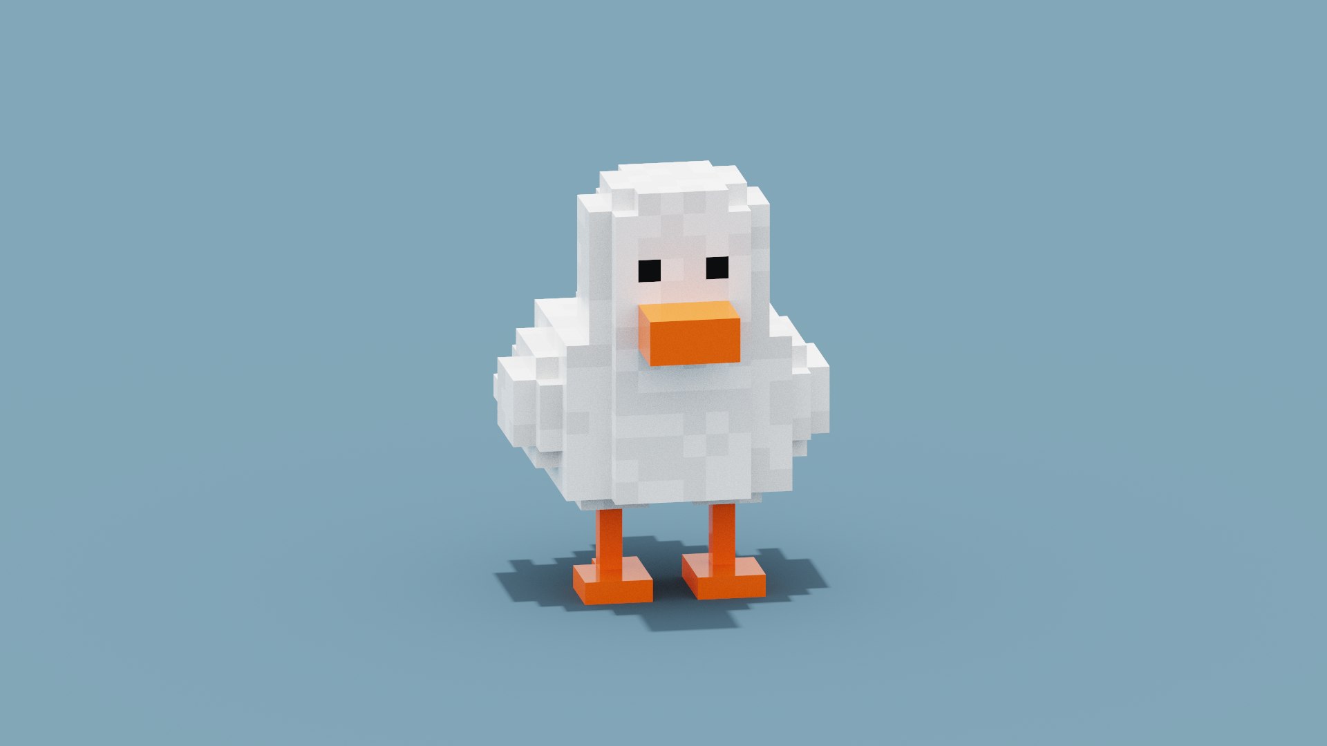 3D Voxel Duck - TurboSquid 1927120