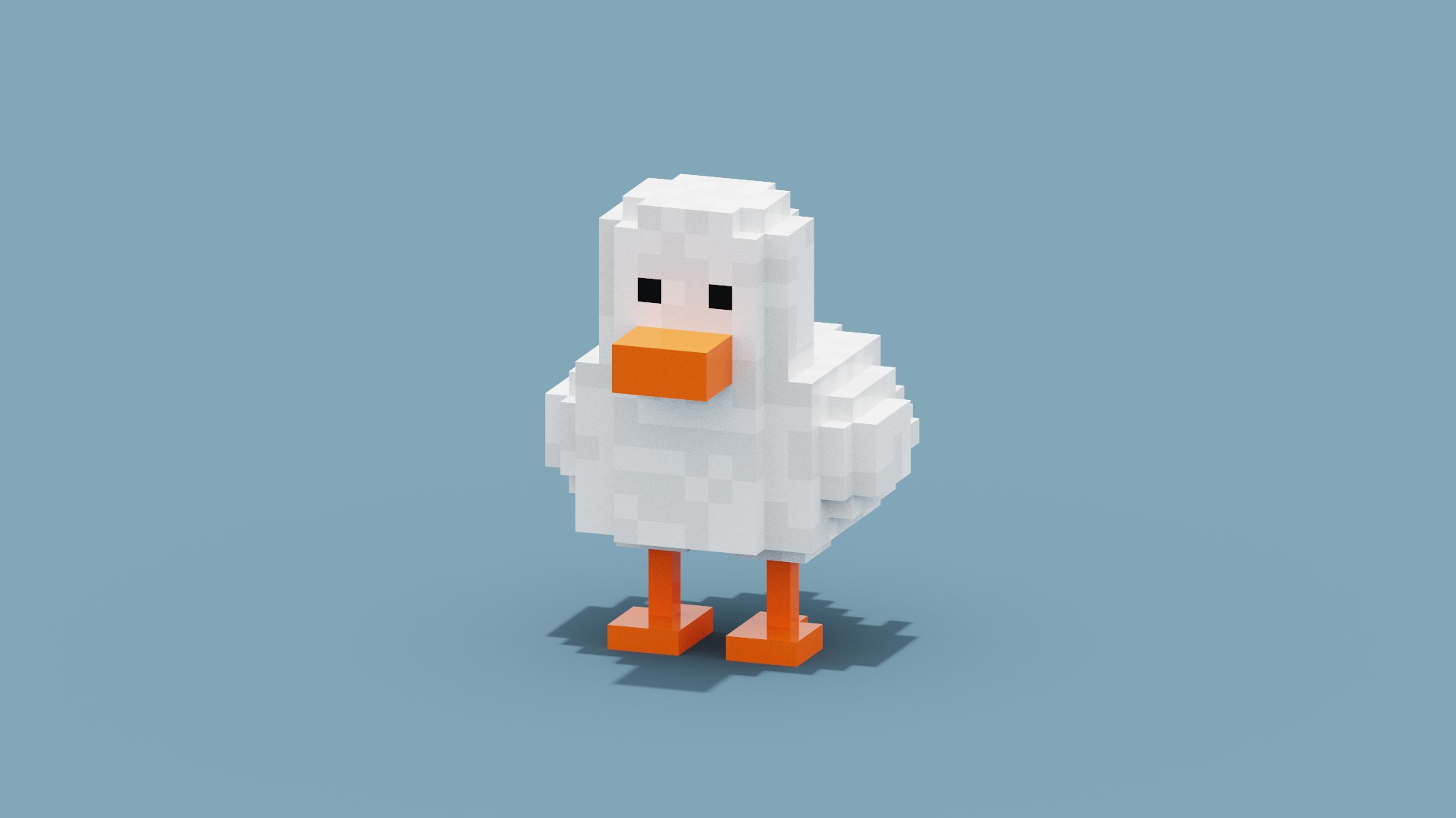 3D Voxel Duck - TurboSquid 1927120