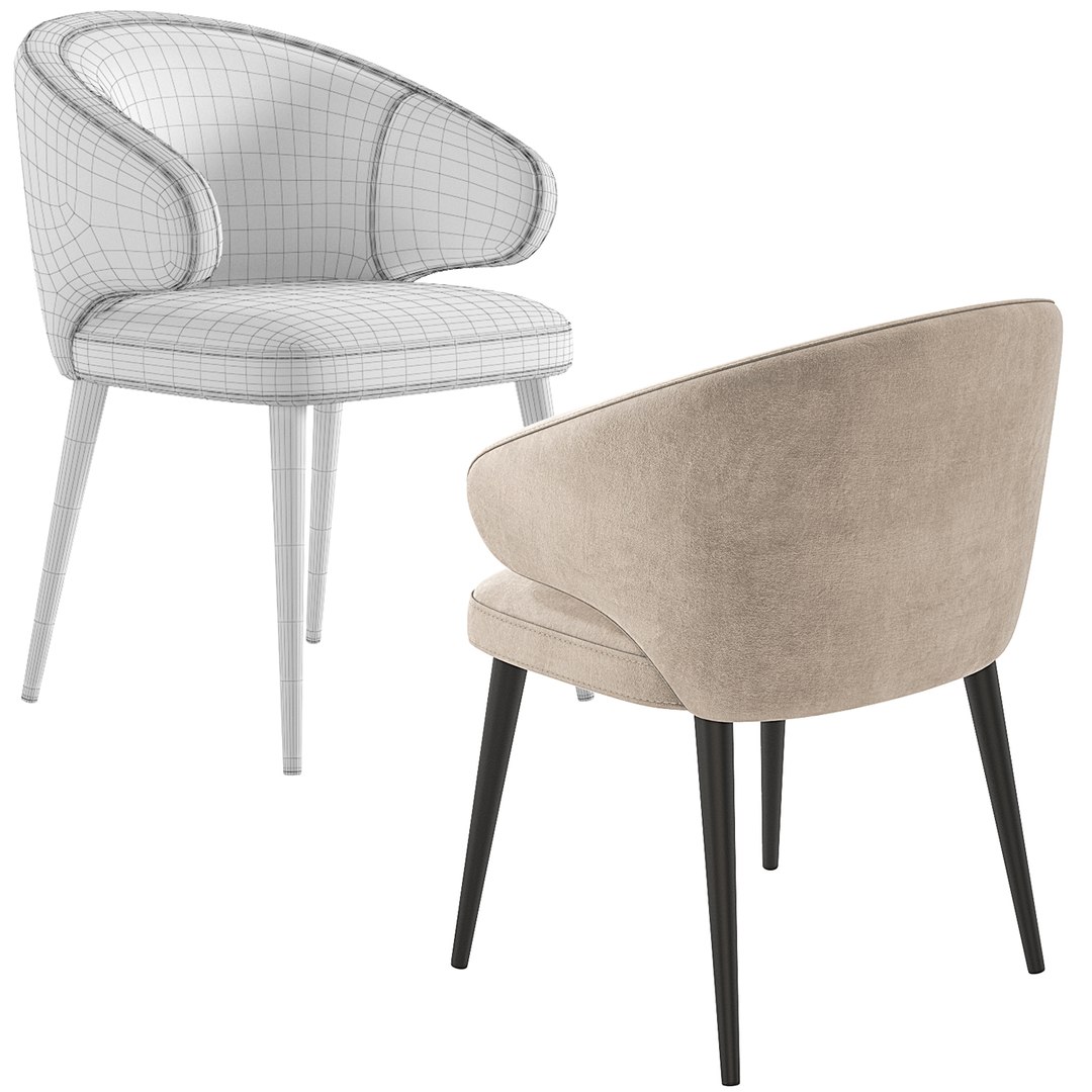 3D model Deephouse Bilbao Dining Chair - TurboSquid 1841151