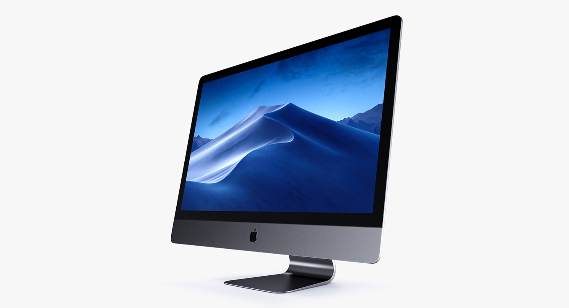 iMac Retina 5K Display Black 3D Model 3D model preview