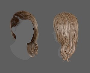 Side Plait Realtime Hair