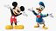 3D Disney Characters Collection model