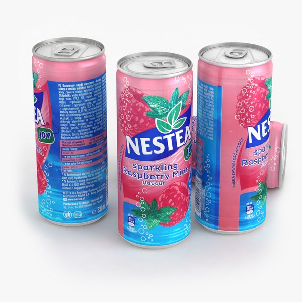 modelo 3d Lata de bebida Nestea Sparkling Raspberry Mint 330 ml 2024 ...