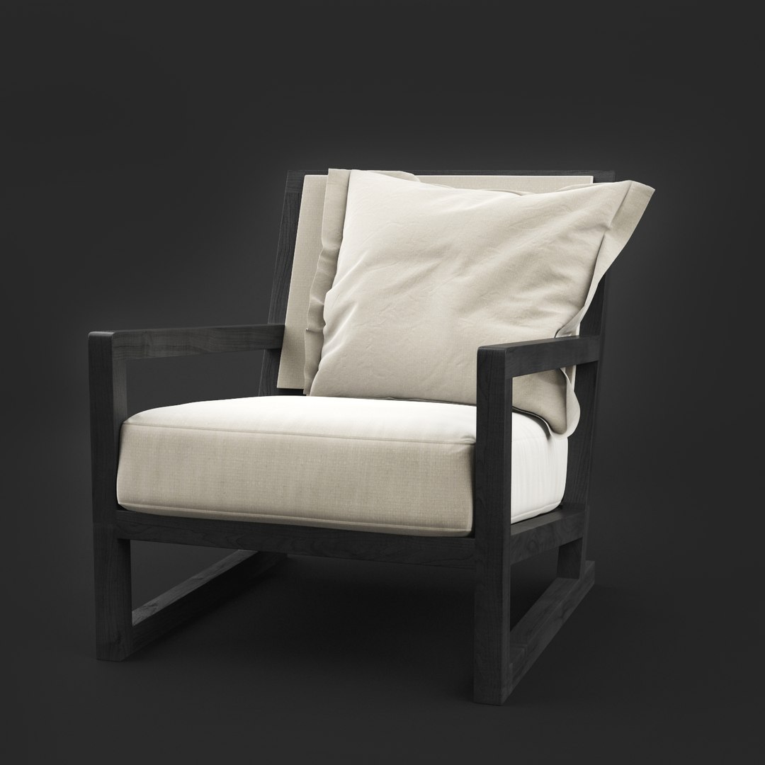 Clio Armchair B Italia 3D - TurboSquid 1428482