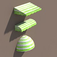 Awning Misc Architecture Low Poly 3d Model