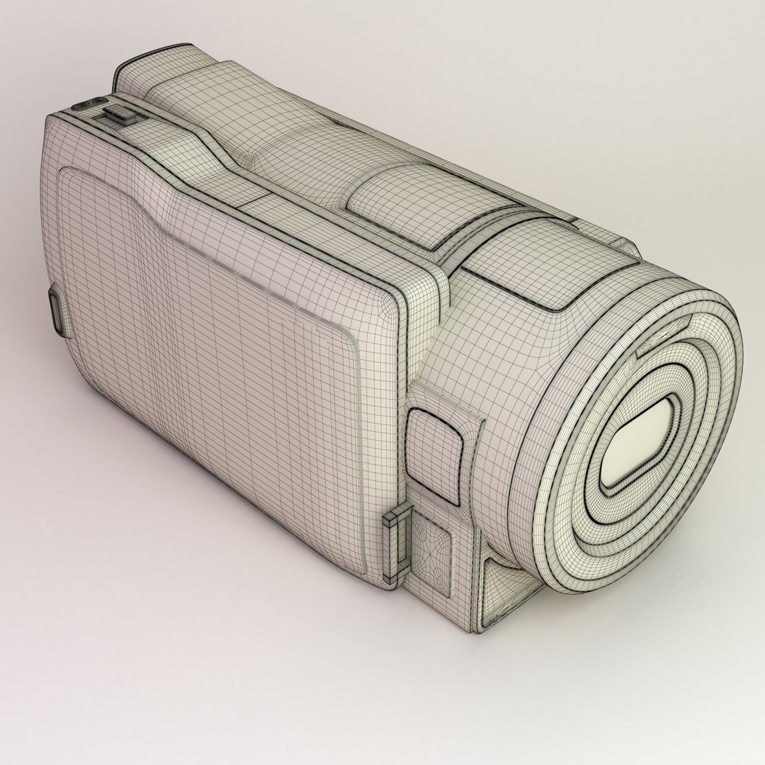 sony handycam hdr-xr550ve video camera 3d model