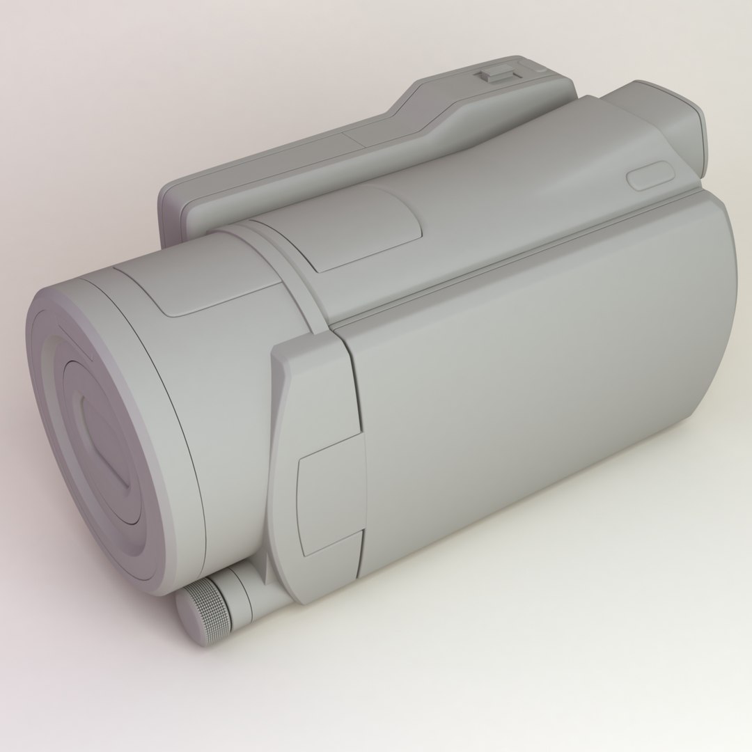 sony handycam hdr-xr550ve video camera 3d model