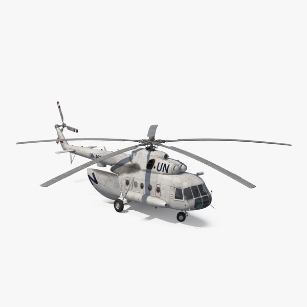 mi-8 hip united nations 3d max