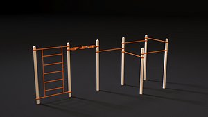 workout sports exercises 3D model