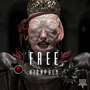 FREE Highpoly model - Queen of the mutants
