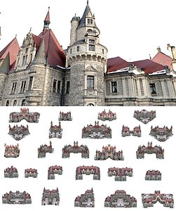 3D medieval city mega