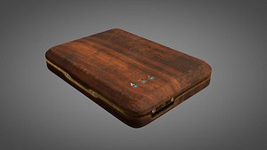 wooden vintage steampunk 3D model