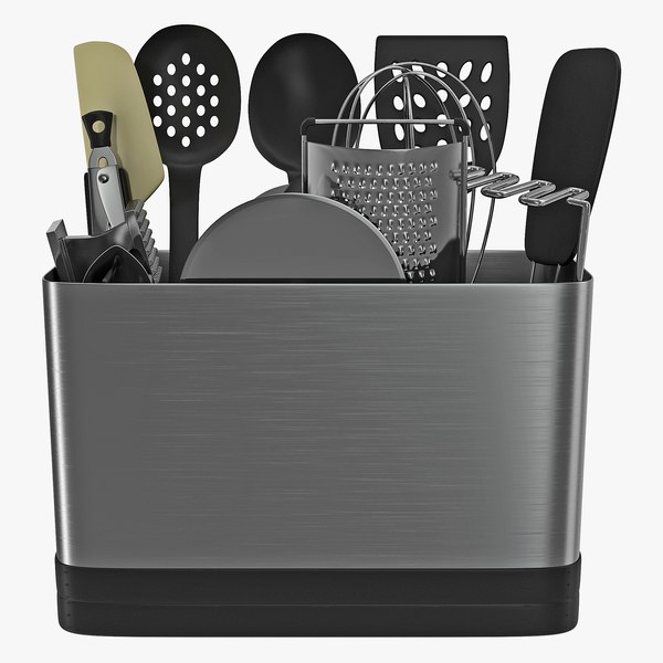 3d model kitchen tool set