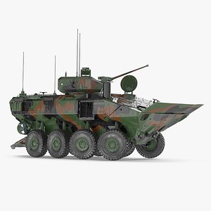 US Amphibious Assault Vehicle with 30mm Gun Wet Rigged