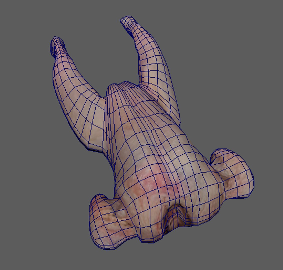 3D Chicken Raw Model - TurboSquid 1459524