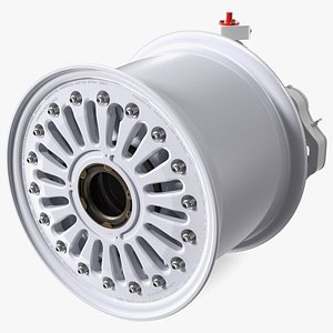Boeing 737 Aircraft Wheel Rim Disk with Brake 3D model