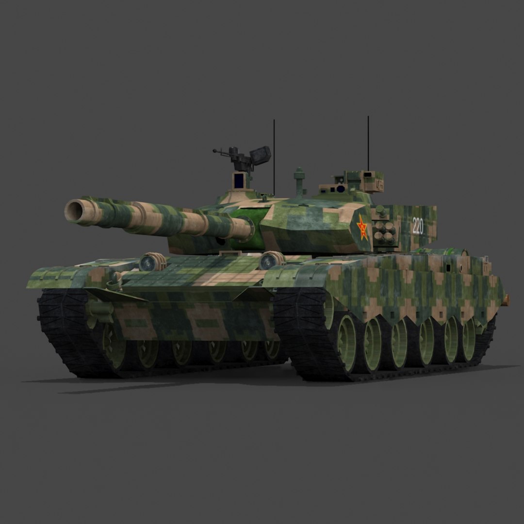 Chinese Ztz Type 99 Tank 3D Model - TurboSquid 1972943