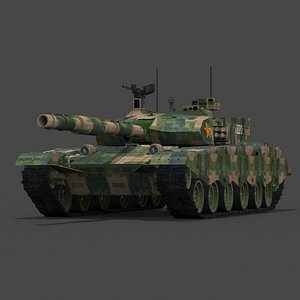 chinese ztz type 99 tank 3D model