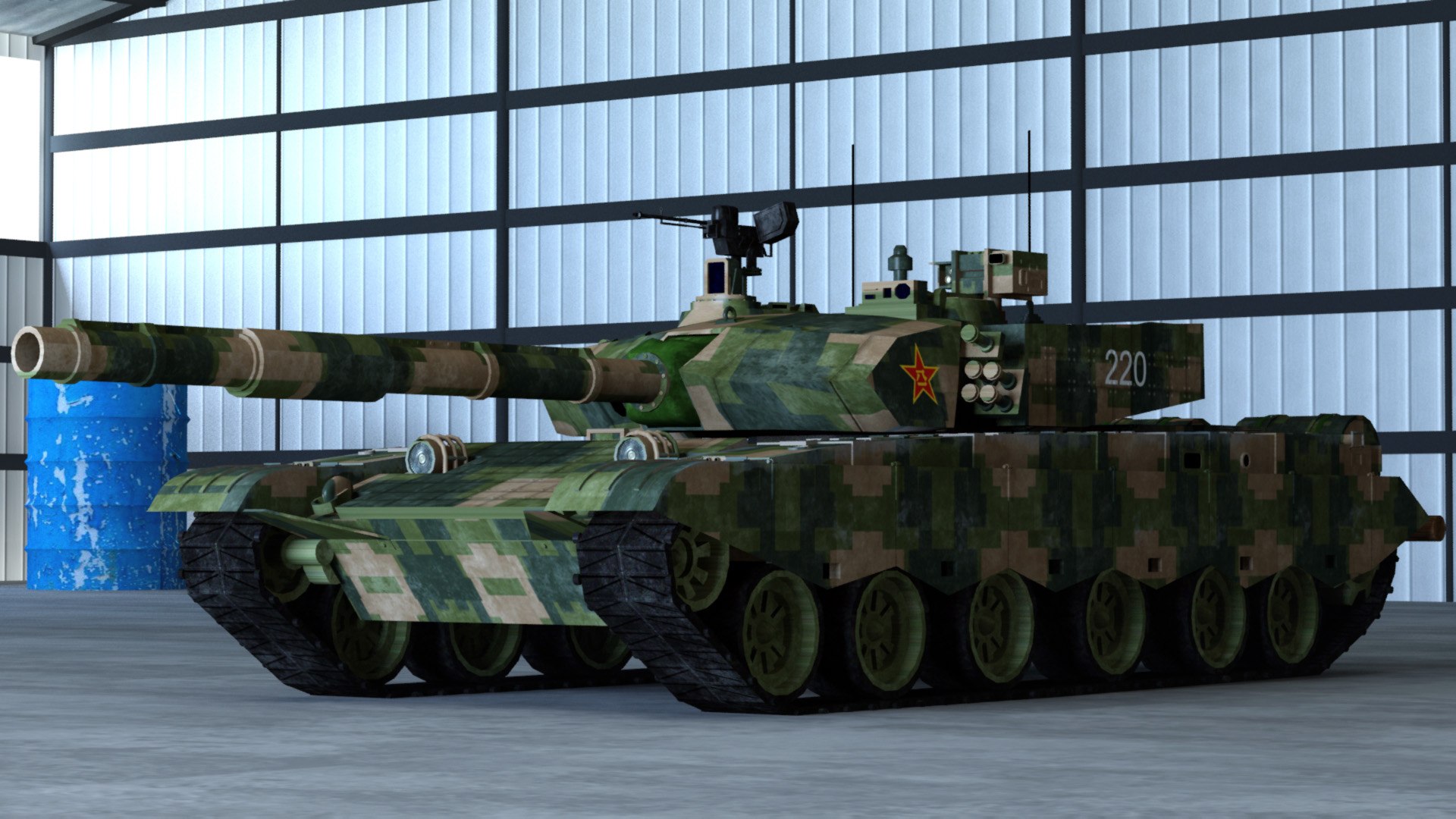 Chinese Ztz Type 99 Tank 3D Model - TurboSquid 1972943