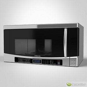 microwave samsung 3d obj