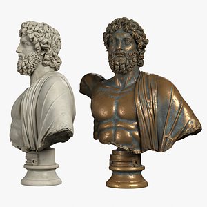 Poseidon Bust 3D model